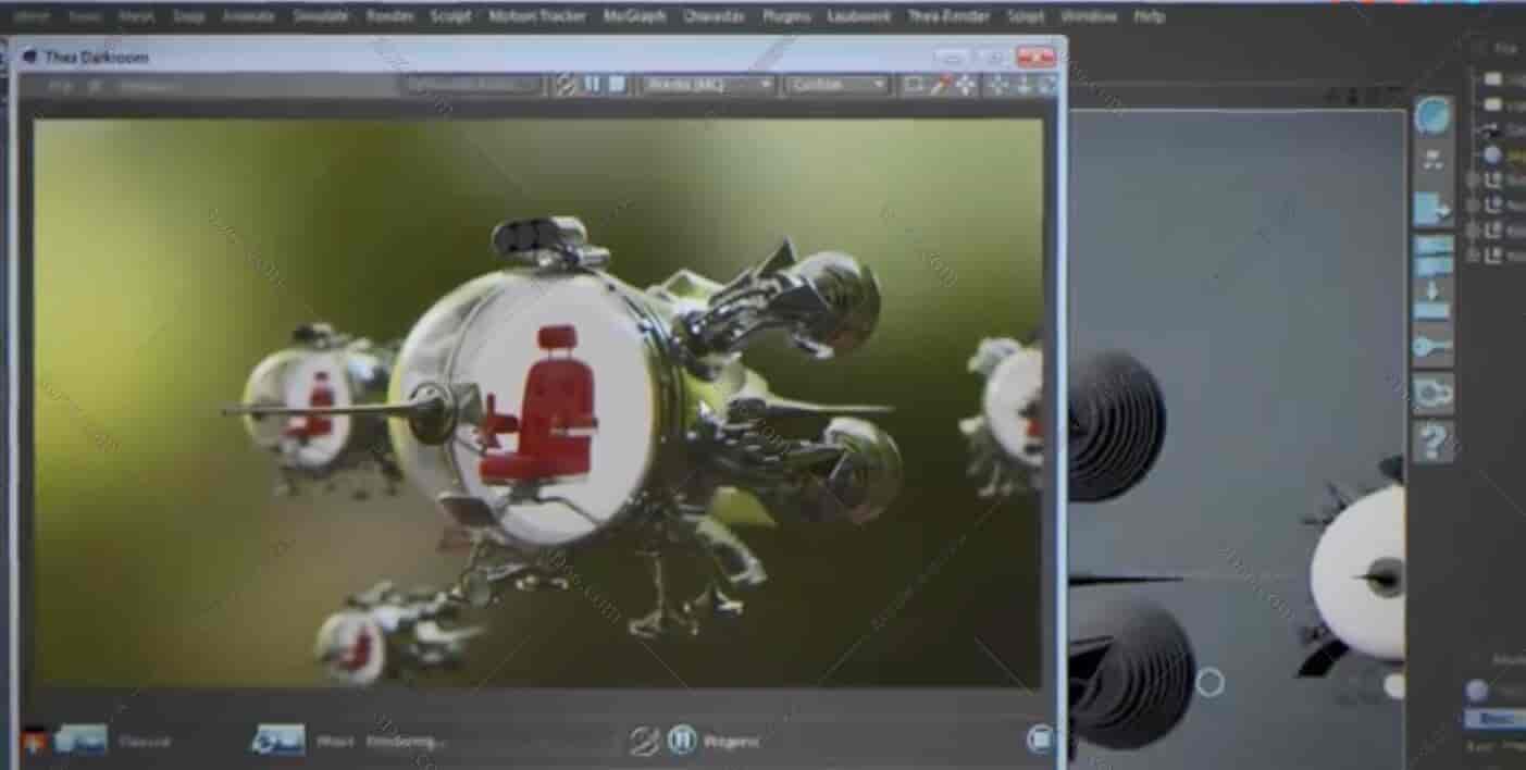 C4D高级渲染引擎插件：Thea Render v2.0