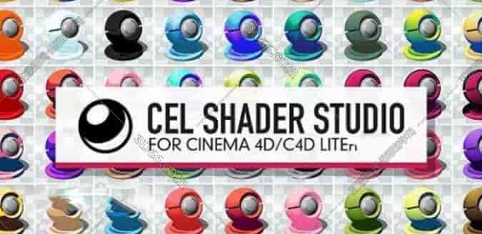C4D900个程序性卡通细胞材质插件：Eyedesyn Cel Shader Studio