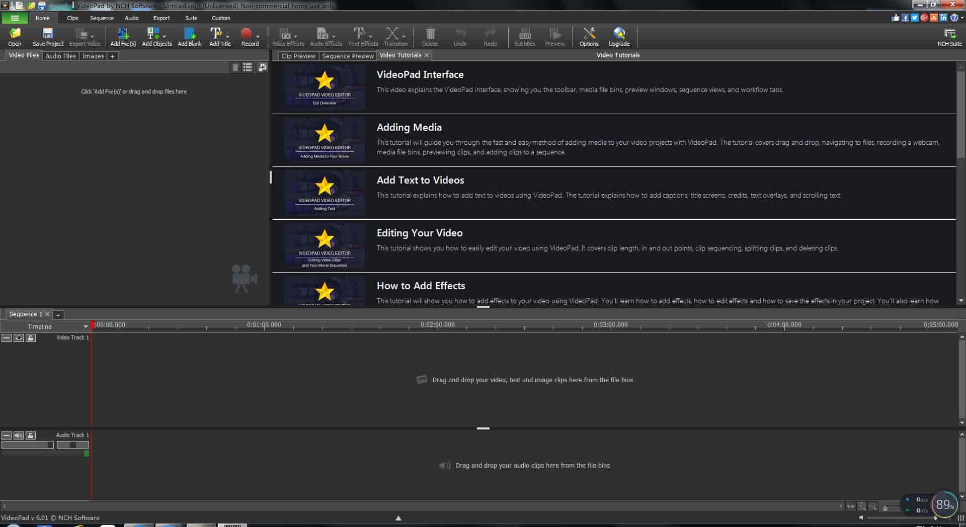 VideoPad Video Editor v6.01中文版【VideoPad 6.01开心版】中文开心版
