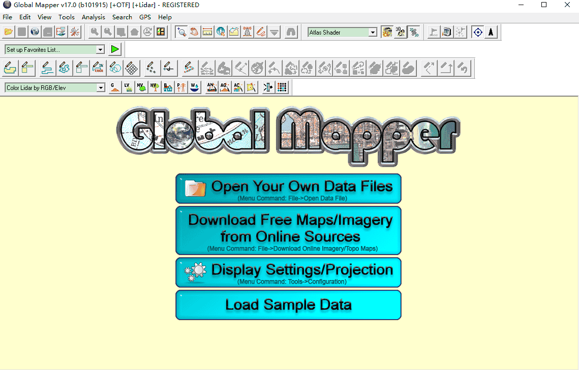 Global Mapper17开心版【Global Mapper】完美激活版