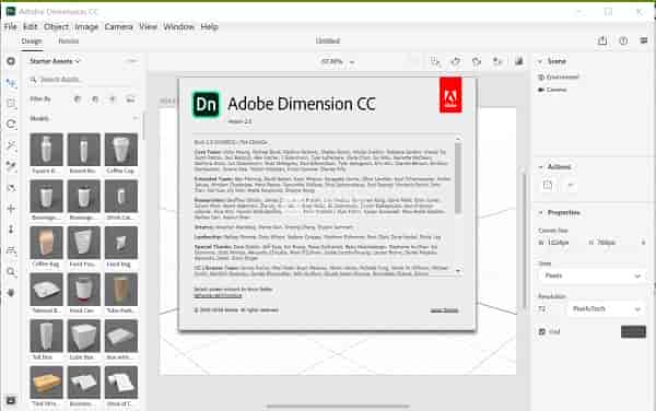 Adobe Dimension cc 2019【3D图像设计软件】开心绿色版免费下载