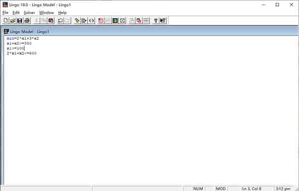 LINGO 18.0【线性和非线性求解器】免费开心版下载