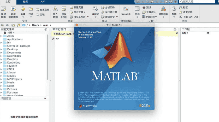 Mathworks Matlab 2021a【商业数学软件】中文开心版