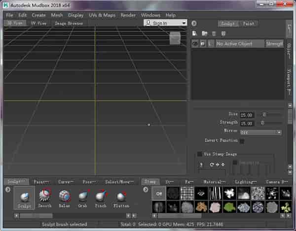 Autodesk mudbox 2018【3D数字雕刻软件】中文开心版下载