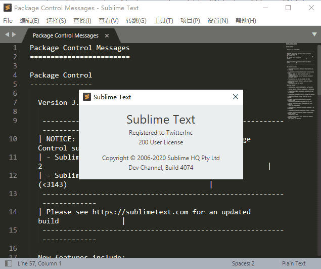 sublime text4【轻量编辑器】中文开心版