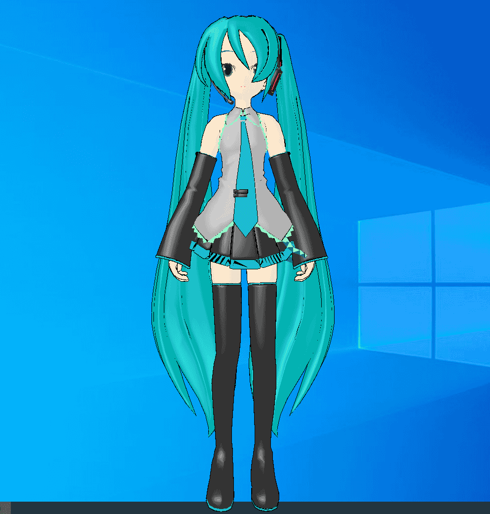 MMDPlayer 1.0【MMD模型播放器】日文精简版