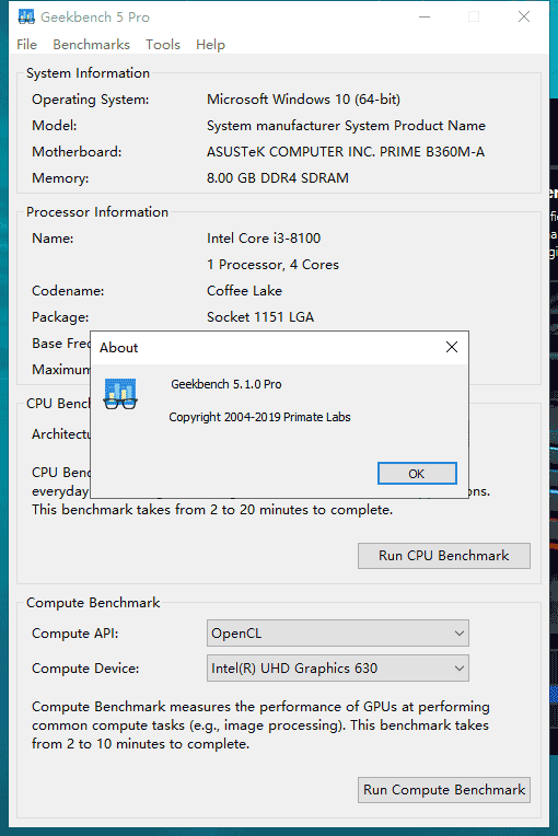 Geekbench Pro v5.1.0【跨平台跨平台基准测试软件】英文开心版