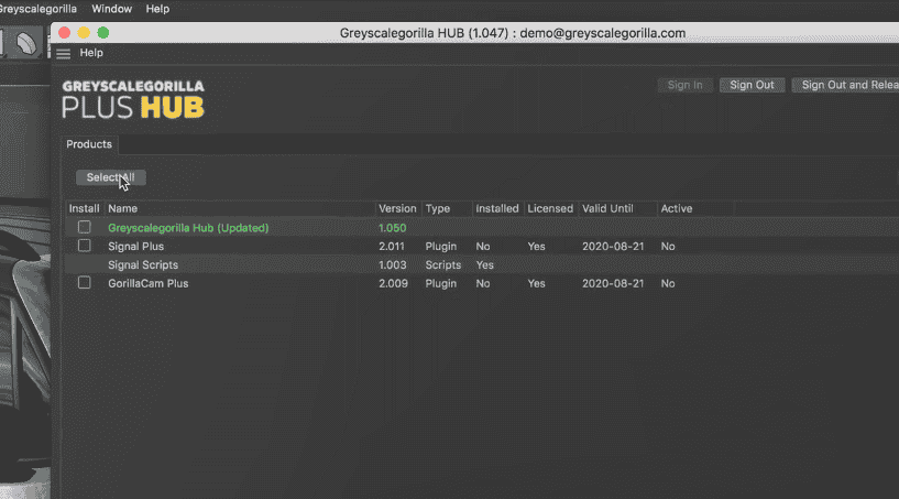 C4D灰猩猩GSG插件合集：GreyscaleGorilla Plus Hub Plugins for Cinema 4D S22-R25 Win开心版免费下载