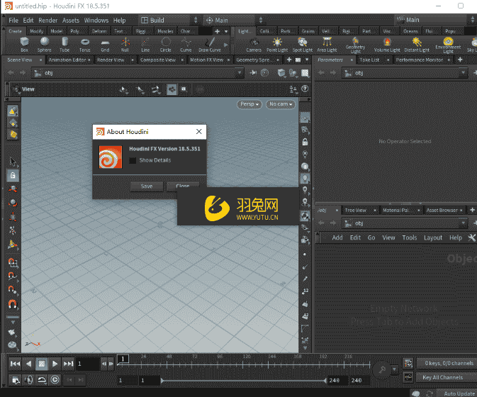 SideFX Houdini FX18.5【三维电影特效制作软件】绿色开心版