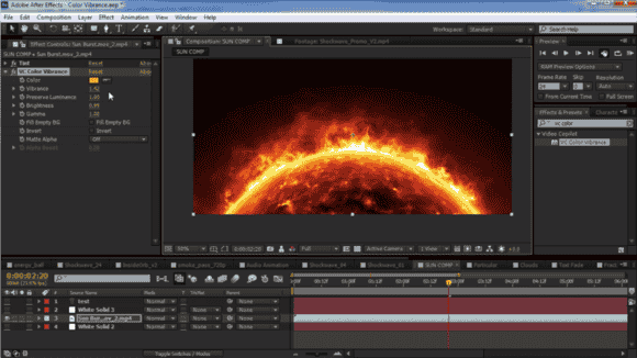 AE快速染色着色插件:VideoCopilot Color Vibrance 1.0.6免费下载