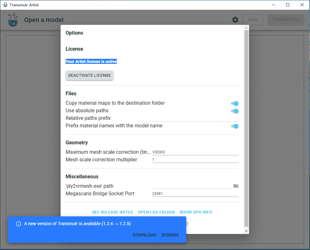 Transmutr Artist v1.2.4【3D格式转换为SketchUp文件软件】绿色开心版