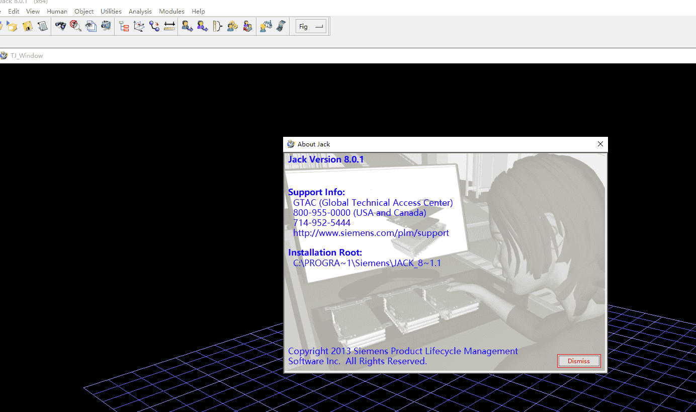 Siemens Tecnomatix Jack 8.01【人机仿真软件】免费开心版