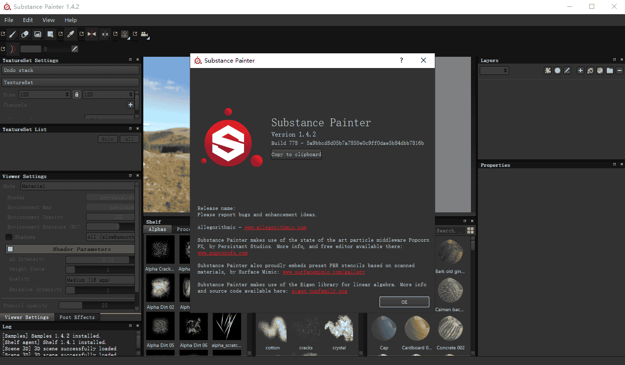 substance painter 1.4.2【贴图绘制软件】英文开心版