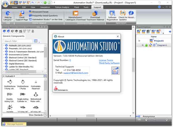 Automation Studio 7.0【自动化仿真软件】绿色中文版下载