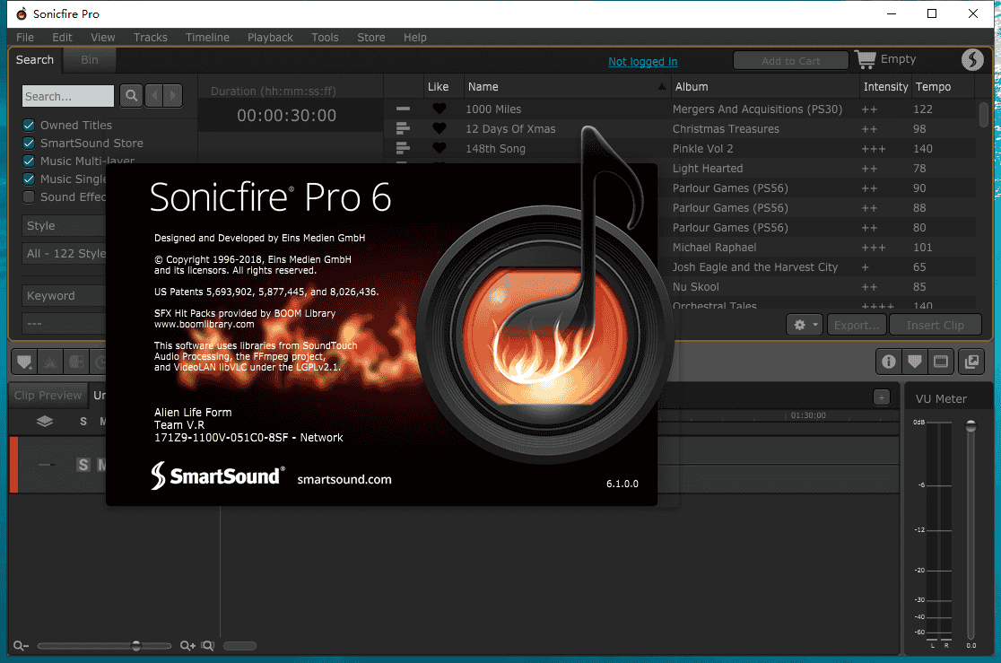 sonicfire pro V6.1【视频配乐软件】免费开心版