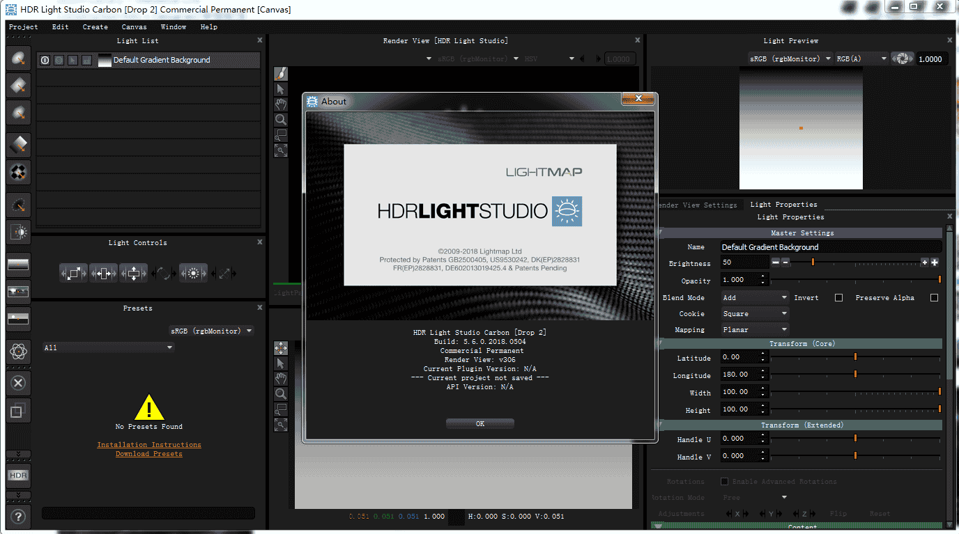 Lightmap HDRLightStudio Carbon 5.6.0【三维渲染室内摄影棚灯光HDR环境软件】开心版下载