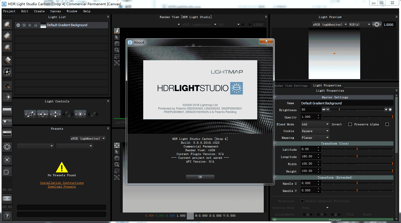 Lightmap HDRLightStudio Carbon 5.8.0【三维渲染室内摄影棚灯光HDR环境软件】开心版下载