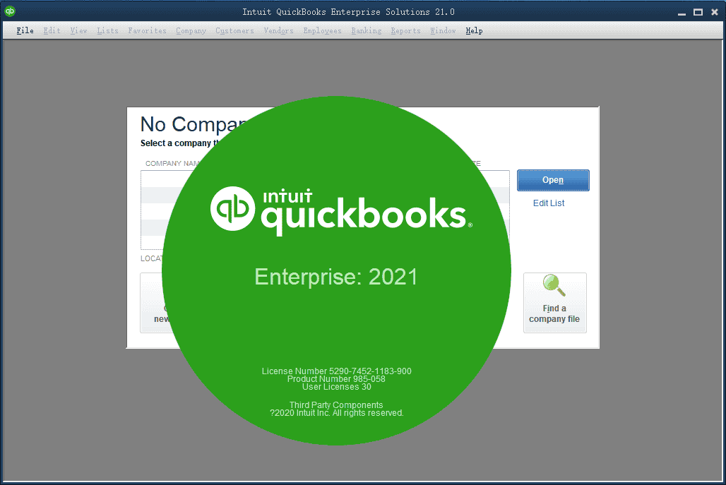 quickbooks 2021【附开心补丁+安装教程】免费开心版