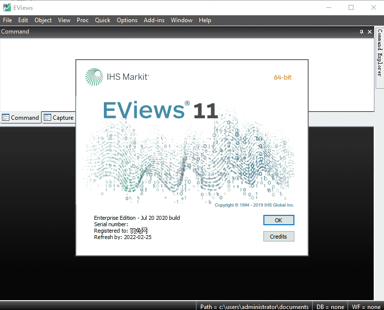eviews 11【计量经济学软件】专业免费开心版