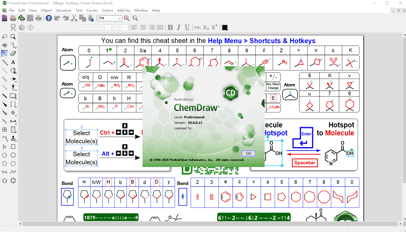 ChemDraw 20【化学结构绘图软件】英文开心版