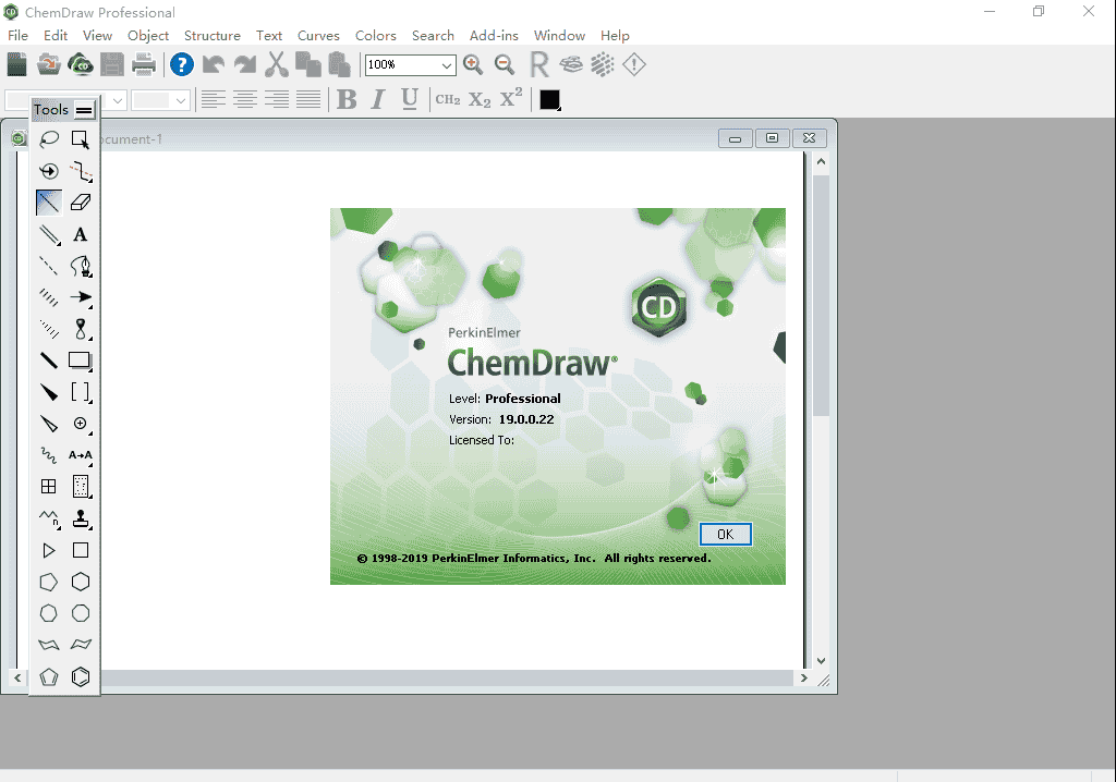 ChemDraw 19【化学绘图软件】绿色开心版下载 附安装教程