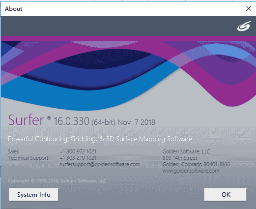 Golden Software Surfer 16【三维建模绘图软件】绿色开心版免费下载