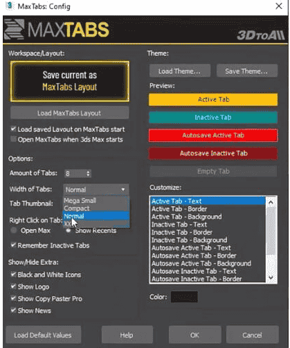 【3DMAX插件】3DS MAX多项目预览切换插件 3DtoAll MAXTabs V1.3 For 3DS MAX 2015-2023 开心版下载
