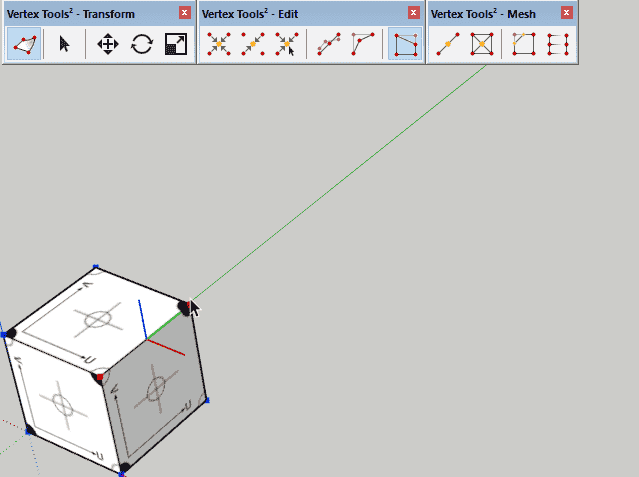 TT Vertex Tools v1.3.2 for Sketchup 2019【草图大师顶点编辑插件】免费开心版
