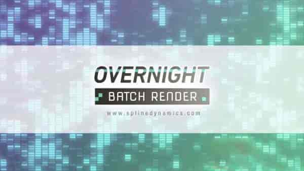 【3dmax插件】3Dmax批量渲染插件 Overnight Batch Render v1.20 for 3ds Max 2015-2023英文版下载
