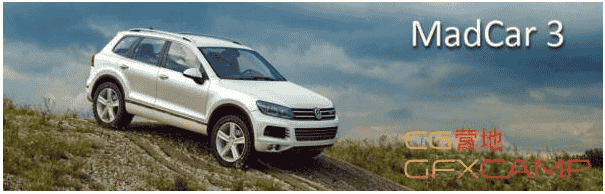 【3dmax插件】汽车绑定动画模拟插件 MadCar v3.067 for 3DS MAX 2014 – 2022 英文开心版下载