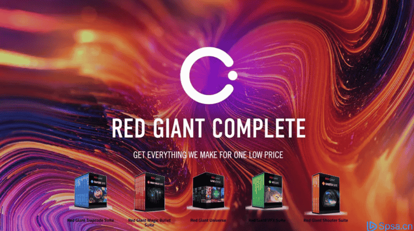 【AE插件】红巨星视频特效合成套装 Red Giant VFX Suite v2023.1.0 英文开心版下载
