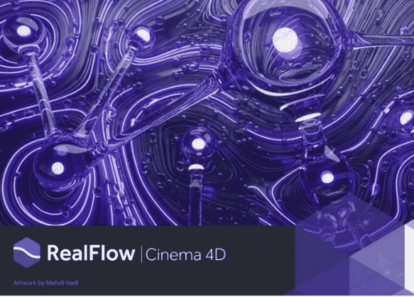 【C4D插件】RealFlow C4D流体模拟插件 NextLimit RealFlow V3.3.6.0058 For Cinema 4D R23-R26 英文开心版下载