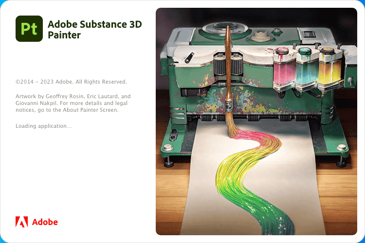 Adobe Substance 3D Painter v8.3.1【3D贴图绘制软件免费下】中文开心版附开心补丁