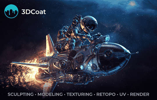 3D Coat v2022.55(游戏模型雕刻软件 )中文开心版