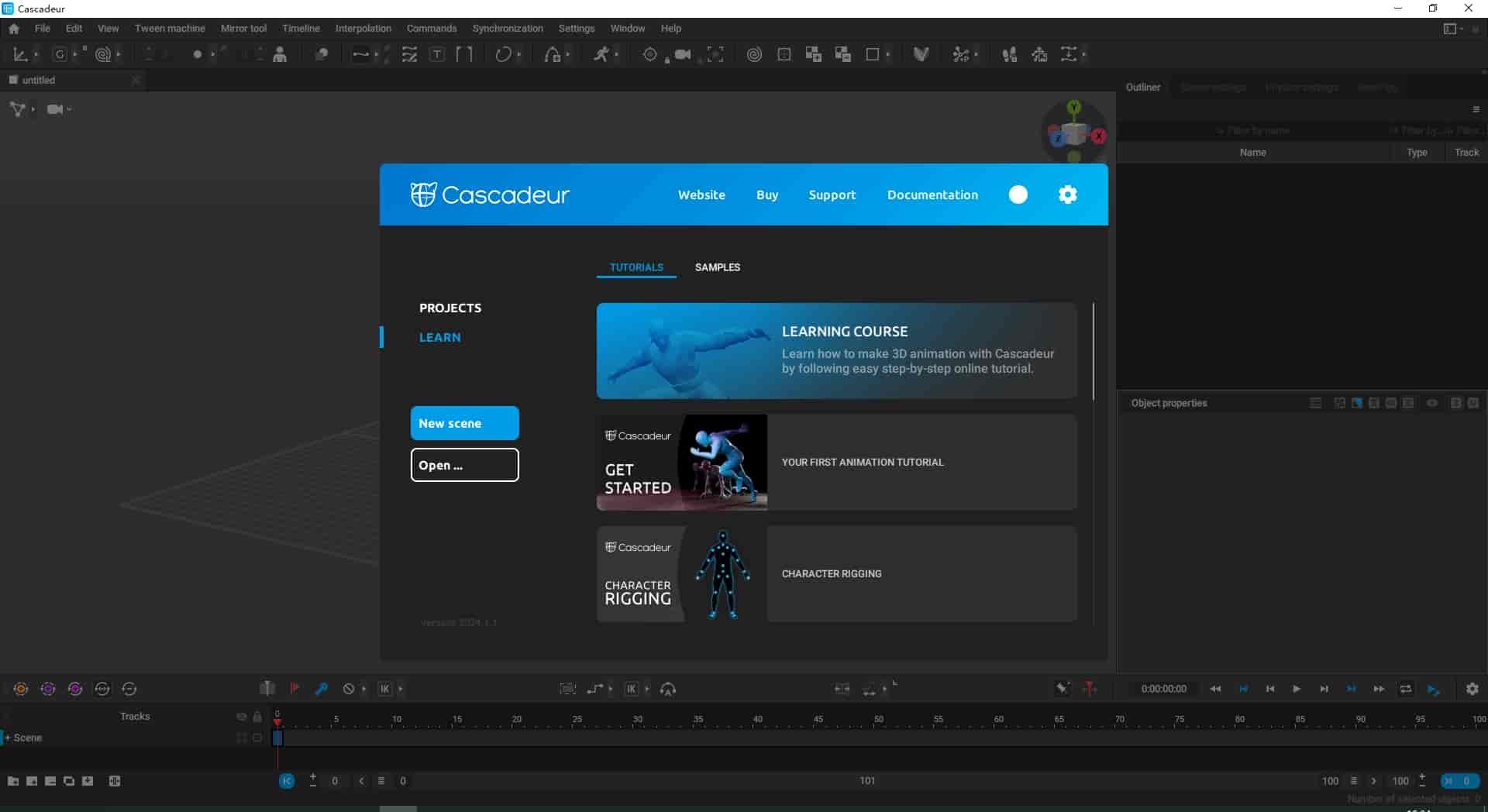 Cascadeur v2024.1.1英文开心版
