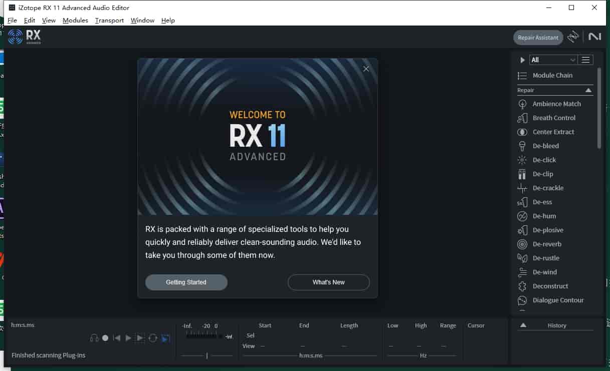 iZotope RX 11（音频降噪嘶音修复工具）开心版