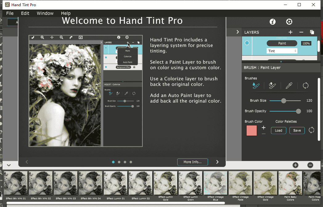 JixiPix公司Photoshop手绘摄影插件Hand Tint Pro V1.04 (Win)