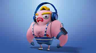 C4D卡通形象建模 徐斌