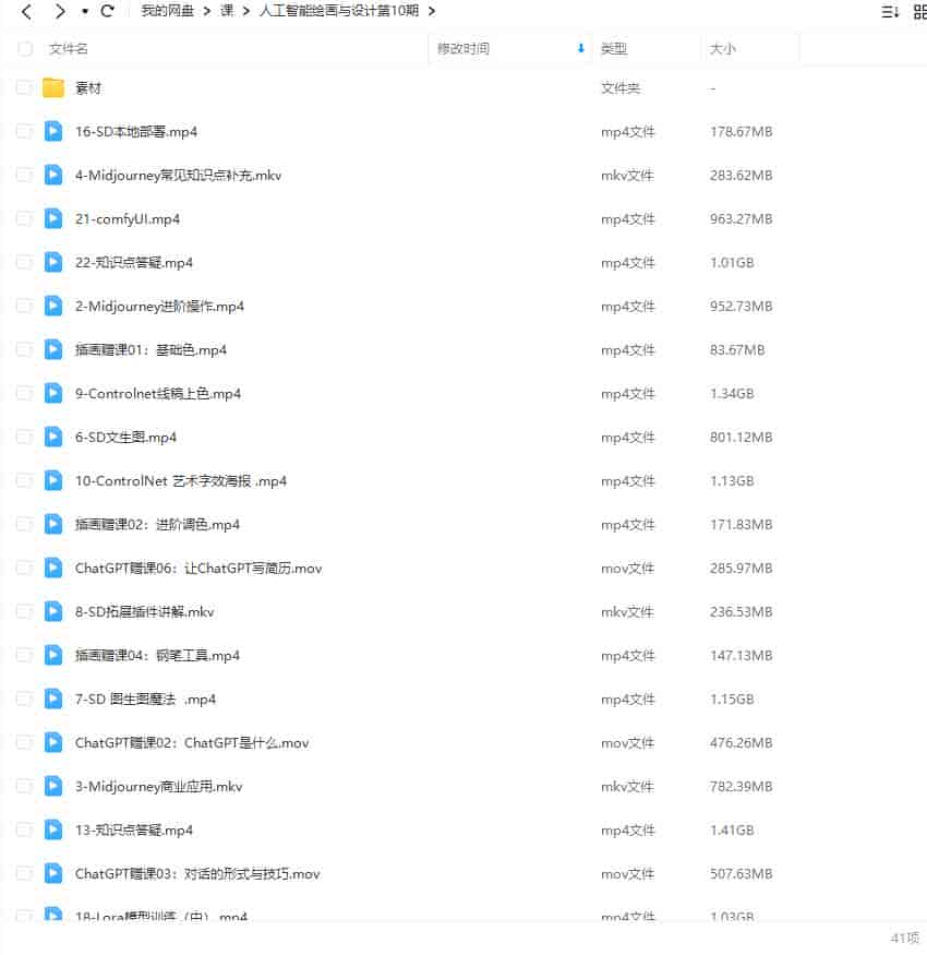 人工智能绘画与设计第10期2024年【画质还可以有素材】