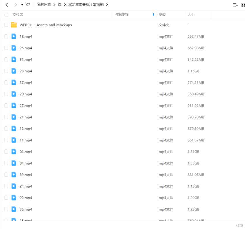 梁定然霍普斯汀互联网设计进阶第16期【画质高清有大部分素材】