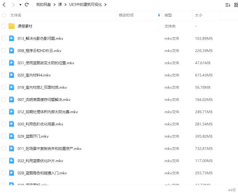 UE5中的建筑可视化【画质不错有素材】