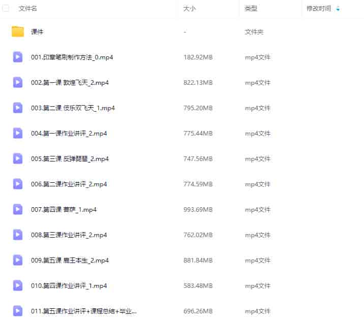 钟小朋友敦煌壁画主题课2024【画质还可以有笔刷和课件】