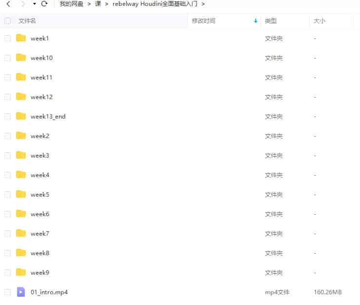 拳头rebelway Houdini全面基础入门2022年【画质高清有素材】