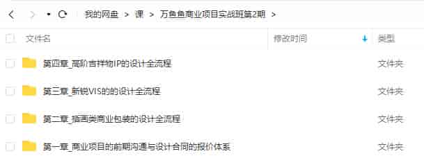 万鱼鱼商业项目实战班第2期2021【画质高清只有视频】