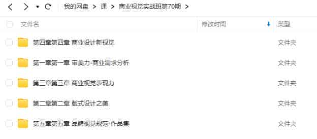 商业视觉实战班第70期2023年【画质高清只有视频】