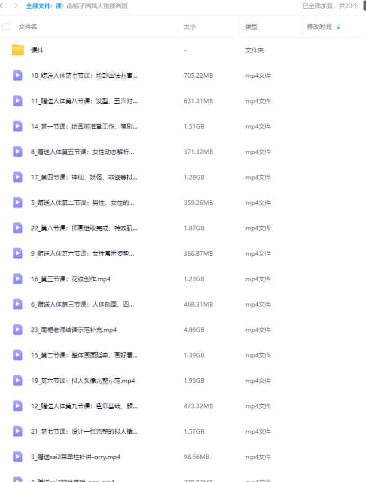 南栀子国风人物插画班2024【画质高清有素材】