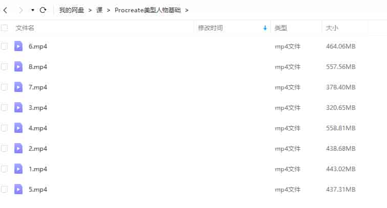 碳烹了Procreate美型人物基础2022年7月【画质还可以只有视频】