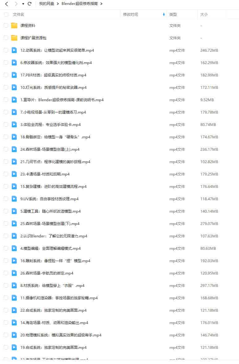 【更新】太阳鸽鸽棒Blender超级修炼指南2023年【画质高清有素材】