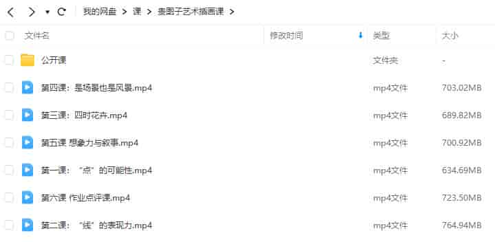 贵图子艺术插画课2023【画质不错只有视频】