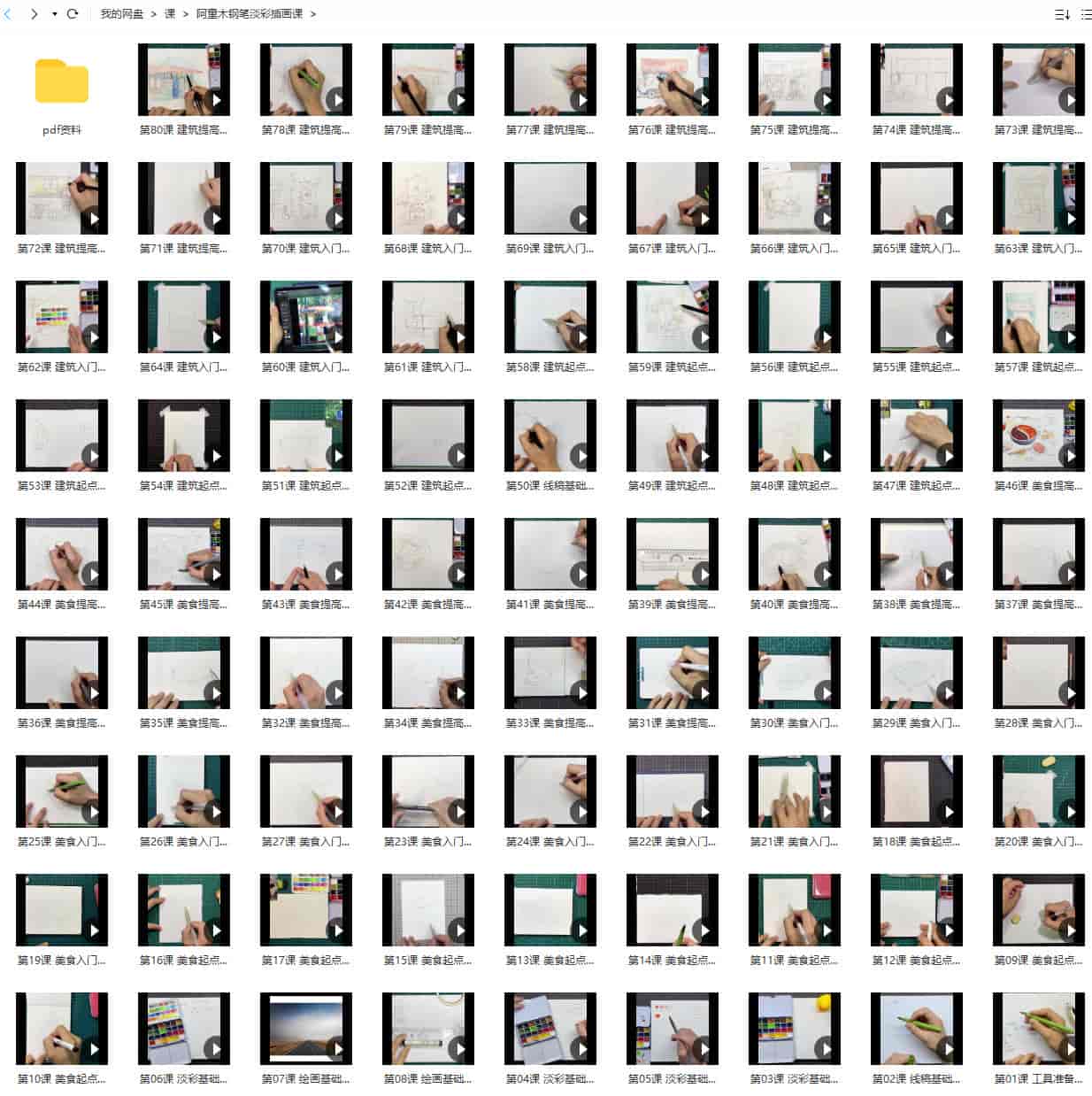 【缺课】阿童木旅行插画系统课2022年【画质不错有资料】